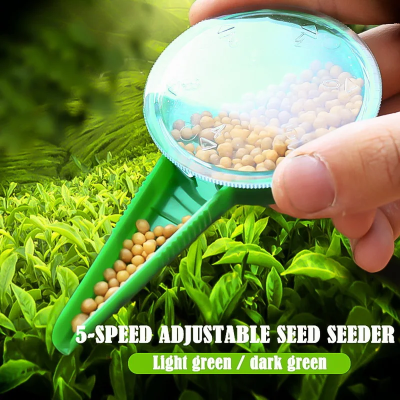 Сеялка сеялка садовый инструмент 5 в 1 Набор регулируемый размер саженцы Дырокол