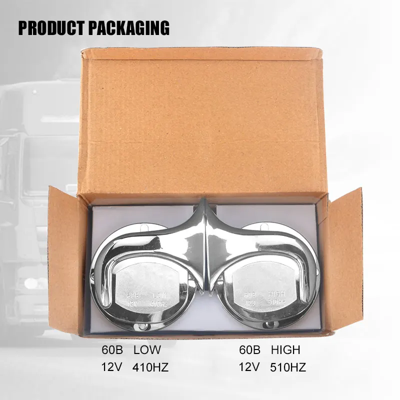 Пара 118DB хромированный мотоцикл громкий двухцветный Электрический улитка