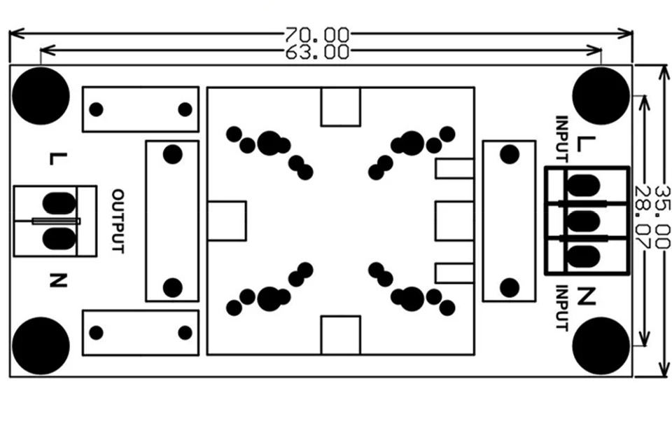 Power filter board module emi AC rectifier HIFI audio noise reduction and anti-interference | Home Theater Amplifiers