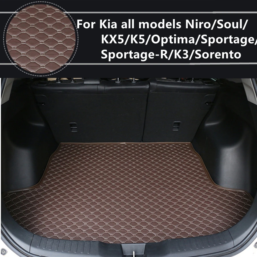 

Коврики для багажника, водонепроницаемые, для Kia Sorento Soprtage-R K3 KX5 Soul Niro K5 Optima