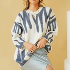 Женские объемные пуловеры с рисунком, большие размеры, женская уличная одежда с длинным рукавом, теплая верхняя одежда 2021