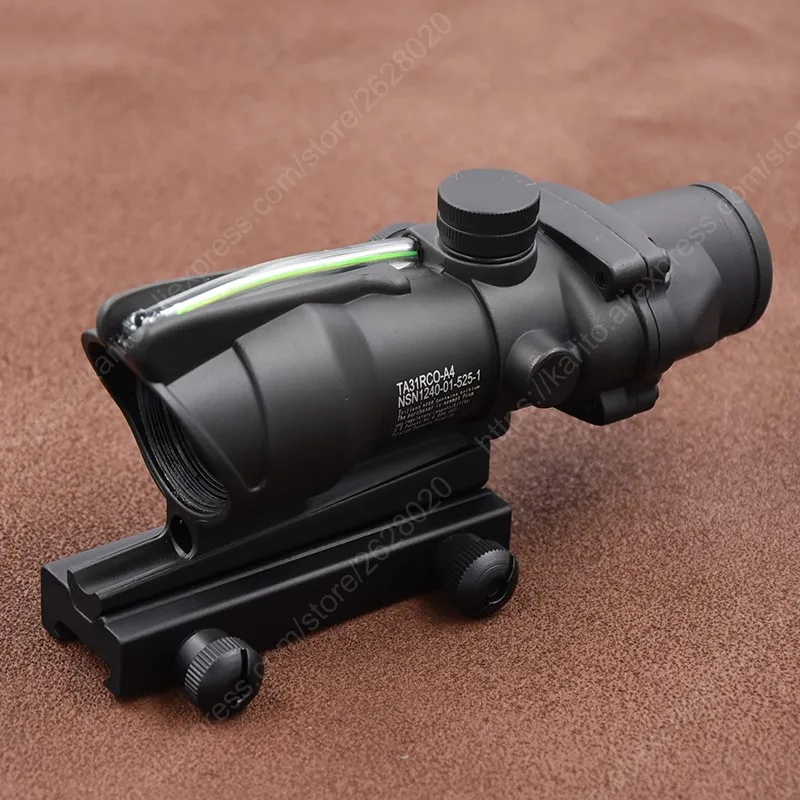 Тактический прицел для винтовки в красную точку 1x32|rifle scope|acog stylewaterproof rifle scope |