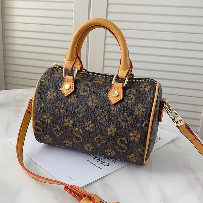 

Качественные сумки через плечо из искусственной кожи, брендовые дизайнерские сумки на плечо, простая Ретро сумка, женская модная роскошная ...