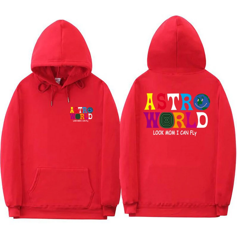 

Travis Scott Hoodie Spring And Autumn Men'S Polar Fleece Hip Hop Pullover Couple Loose Casual Long Sleeve Hoodie ASTROWORLD