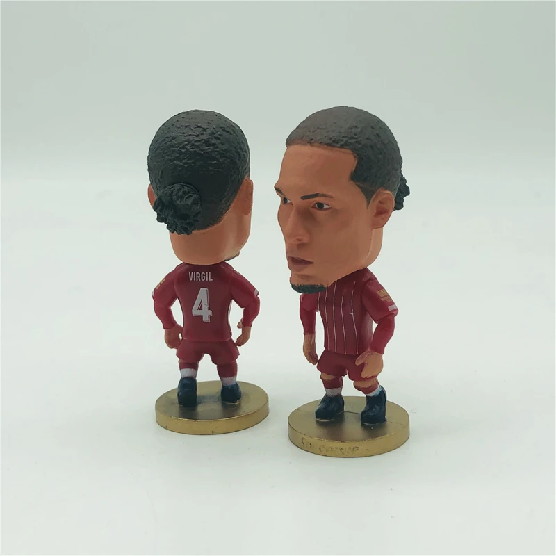 Soccerwe футбол мультфильм звезда кукла LIV #4 # Van Dijk фигурки мини красный комплект