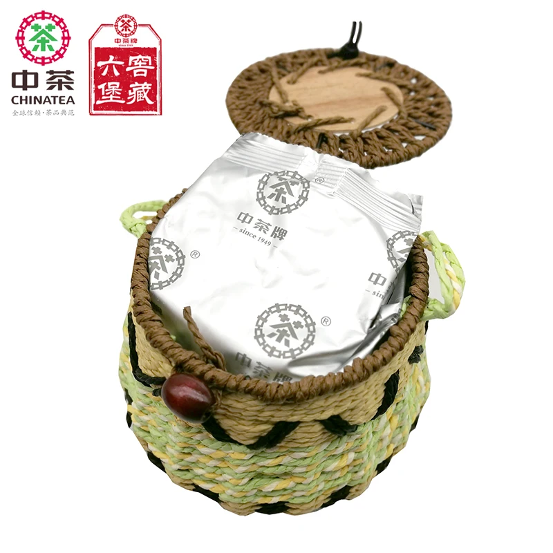 Китайский чай 6166 Liu Pao Hei Cha Bao в возрасте черный Guangxi Wuzhou Темный корзине 250 г |