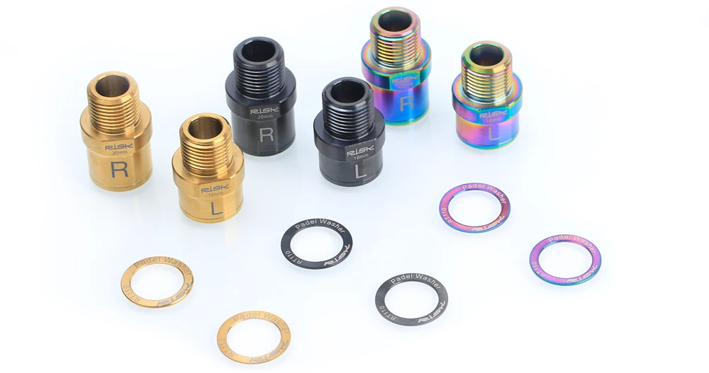 Titanium Bicycle Pedal Extension Screws Bolts for Bike Pedals Bolt Extender 16mm 20mm Ti Road Racing Mountain Bike Accessories