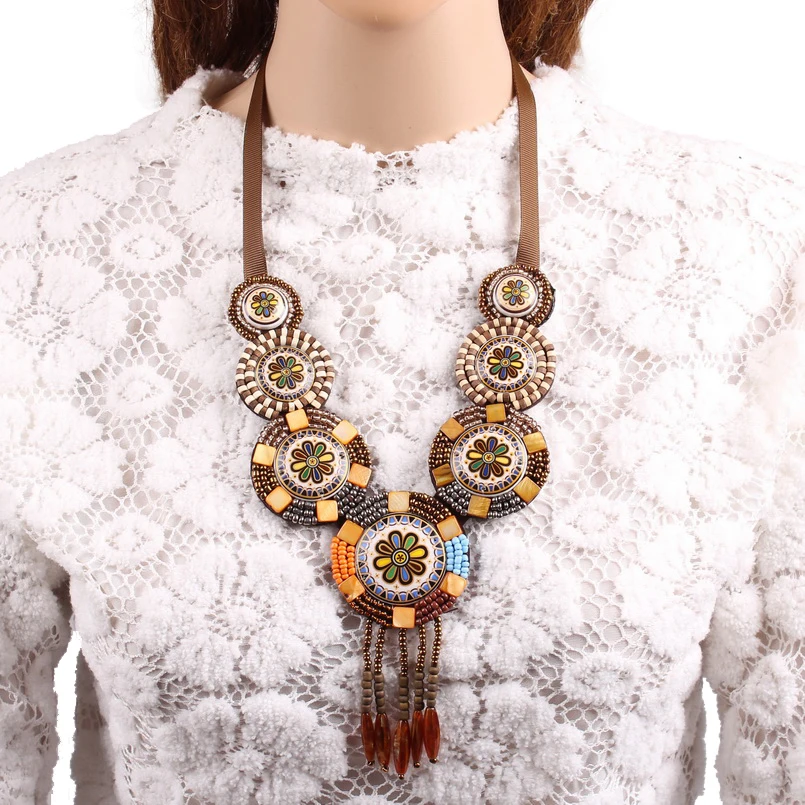 Новинка 2017 года Дизайн модные Винтаж Красочные эмаль Большой Коренастый себе