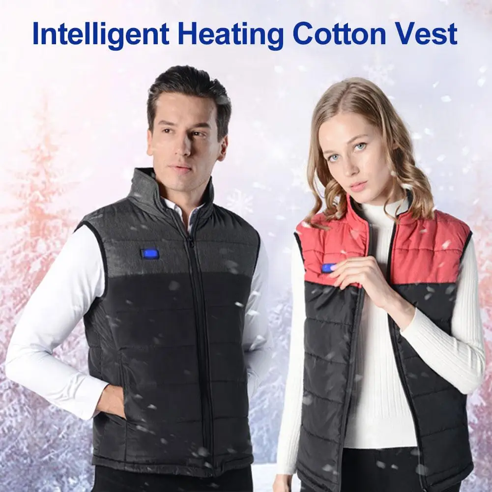 

Couple Heated Vest Jacket Winter Dual System Temperature Control Dual System Temperature Control Ladies Hot Sale Winter Clothes
