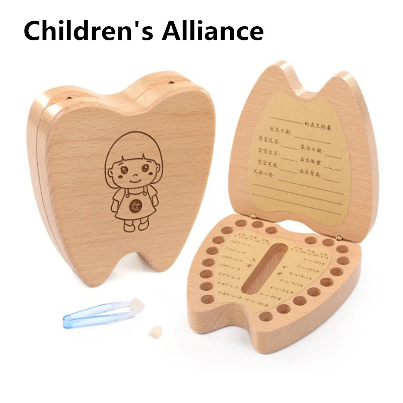 Жесткая деревянная коробка из бука для зубов органайзер - Цена: 1 218,11 руб.