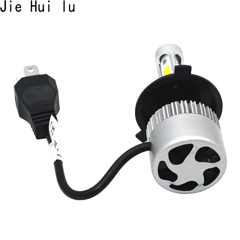 Светодиодный S2 H4 H7 H1 COB светодиодный головной светильник лампы H11 H13 12V 9005 9006 H3 9004 9007