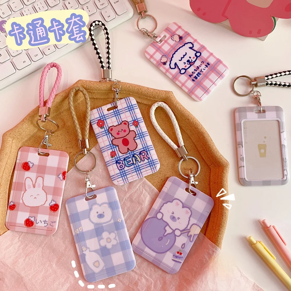 

Women Men Business Card Holder Cartoon Cute Credit Card Holders Bank ID Holders Badge Child Bus Card Cover Case