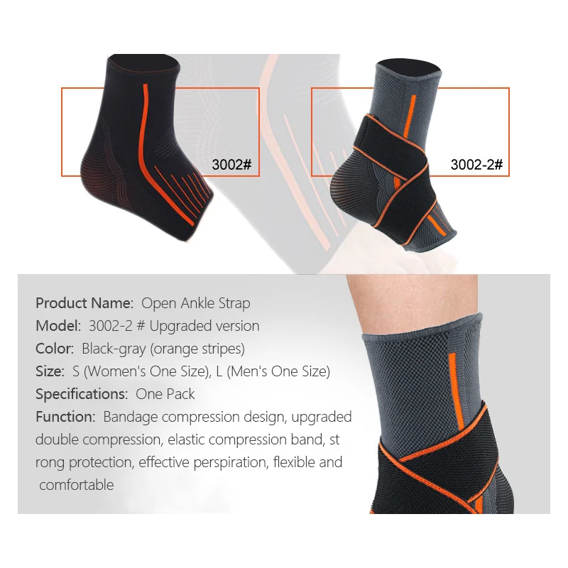 1 шт. компрессионная поддерживающая повязка на лодыжку Спортивная поддержка