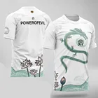 Мужская футболка с коротким рукавом и 3D-принтом, электронная Спортивная одежда для киберспорта, популярных игр, новый стиль на весну