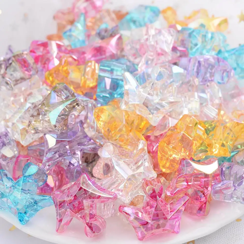 

5Pcs Transparent AB Color Princess Crown Shape Acrylic Spacer Beads For Handmade Jewelry Making DIY Bracelet Crafts Accessories