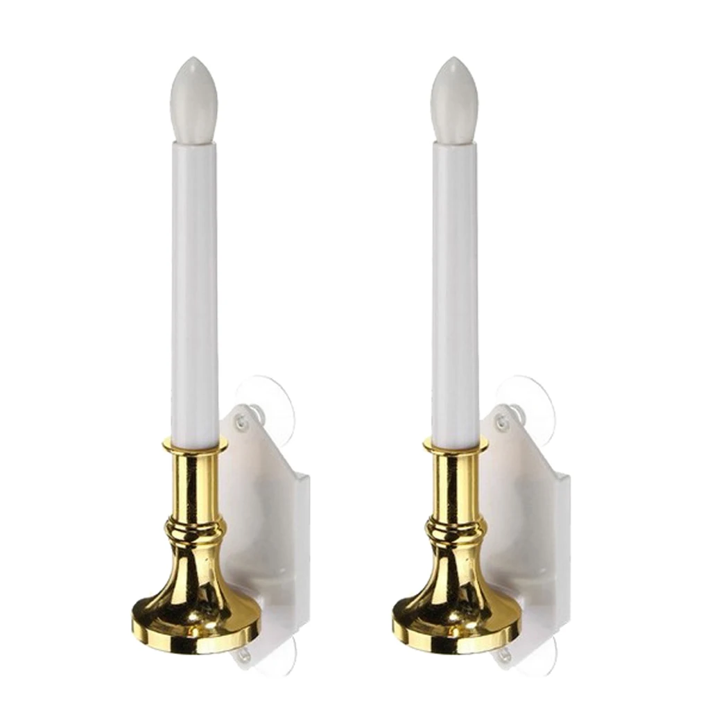 

Solar Powered Flameless Candle Lights for Indoor and Outdoor Window Decoration
