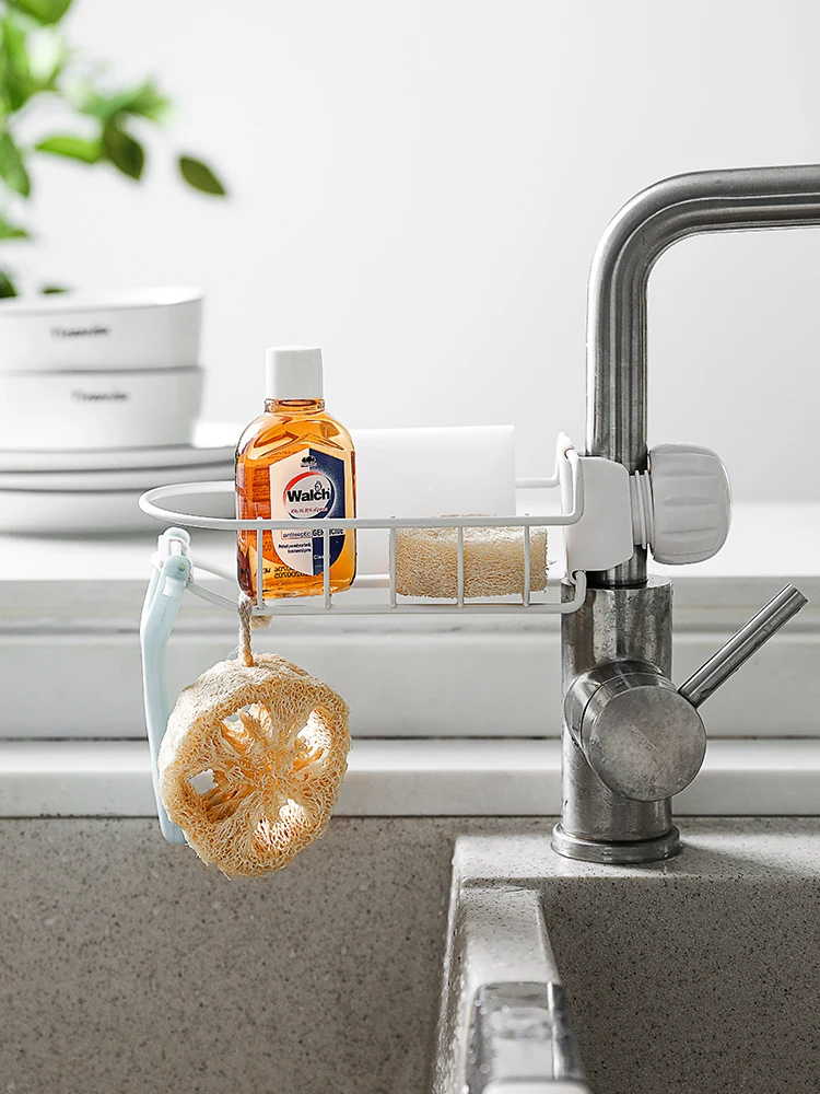 

Стеллажи, Подвесные на кран, из нержавеющей стали, для кухни, ванной комнаты, сливная стойка на раковину