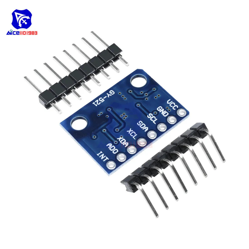 Три оси аналоговые гироскопические датчики акселерометр для Arduino 3 в 5 В интерфейс