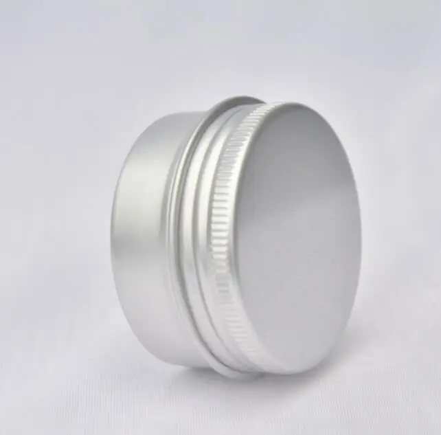 silver 100X30 г розовый золотой винт нить алюминиевая мази 30 мл косметика, макияж, губная помада бальзам для губ консилер многоразового использования, металлические оловянные горшки - Цвет: silver
