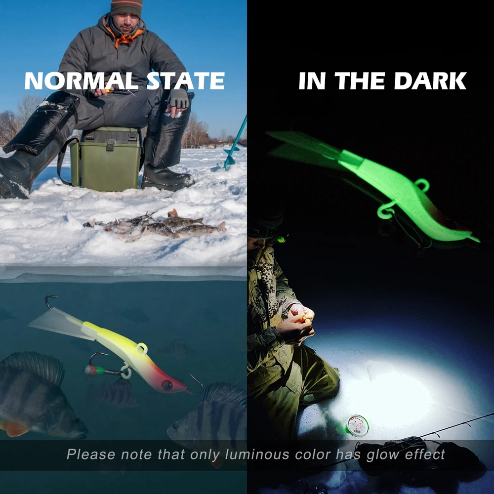 Goture 4pcs/lot Fishing Lures Winter Bait Balancers Wobblers Ice Jig Lure for Pike Perch 71mm 14g Equipment | Спорт и развлечения