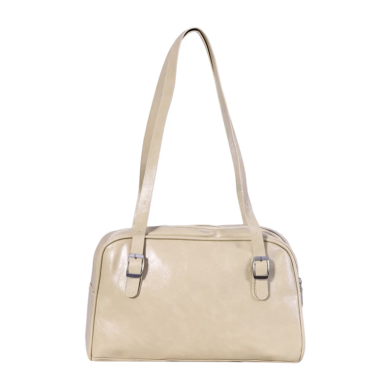 

Casual Daily Summer Fashion Women Solid Big Shoulder Bags PU Leather Female Purse Handbags Large Capacity Ladies Small Tote