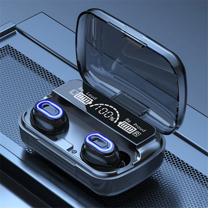 

TWS Wireless Bluetooth 5.1 Earphone 9D Sound Sport Earbuds Charging Box Headset Headphones With Microphone