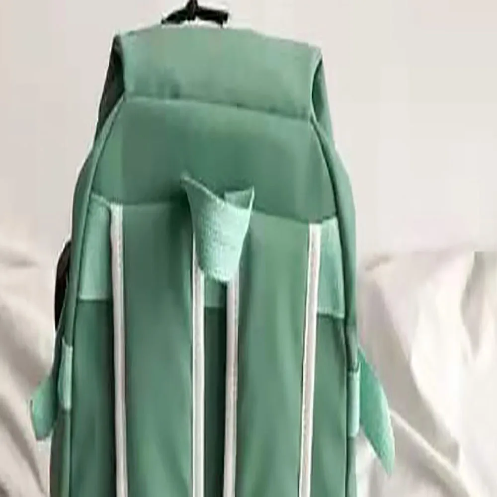 

Backpack Color Contrast Large Capacity School bag Female Korean Splicing College Style Backpack Academic atmosphere Backpacks