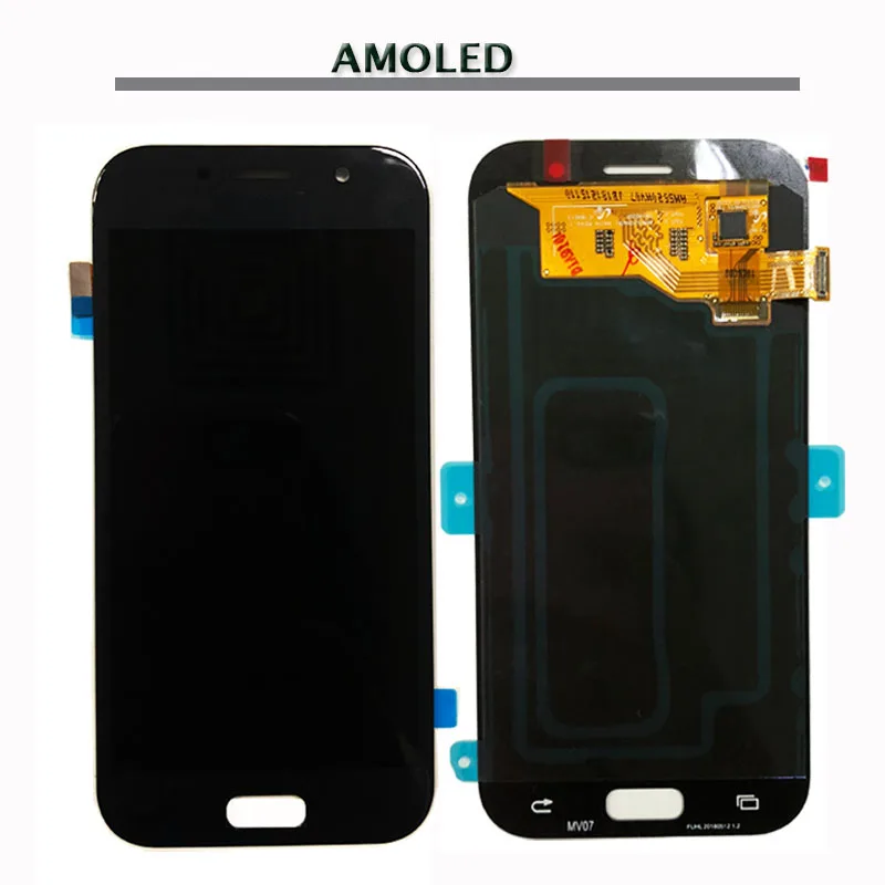 5," супер AMOLED lcd дисплей в сборе для Samsung Galaxy A5 A520 F A520F/DS lcd сенсорный дигитайзер TFT OLED качественный lcd+ инструмент