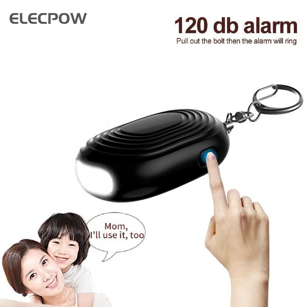 Сигнализация Личная Elecpow для самозащиты 120 дБ|Принадлежности самообороны| |