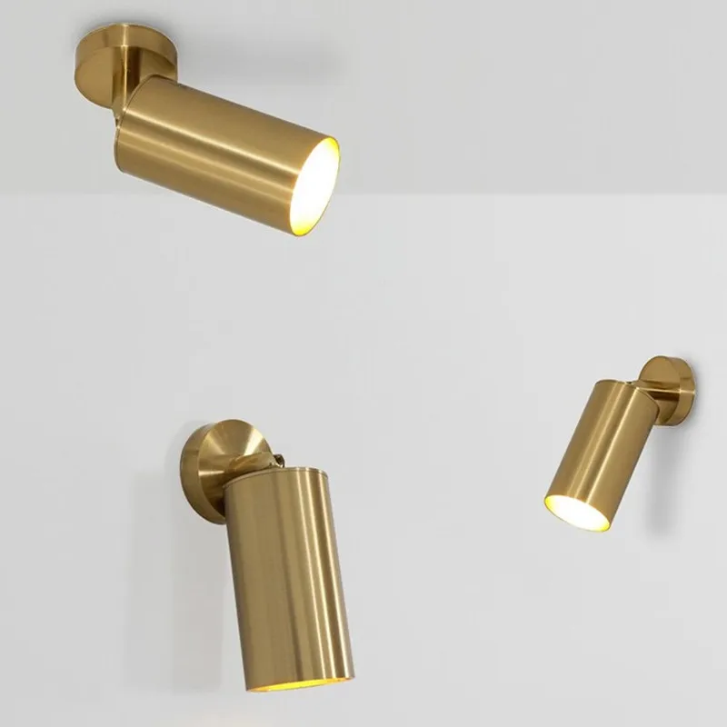 Скандинавский Креативный светодиодный мини светильник GU10 вращающийся