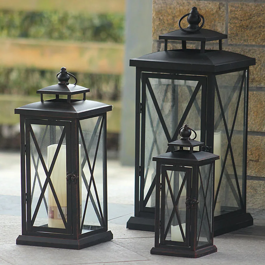 Простой держатель для свечей в европейском стиле из кованого железа свадьбы дня