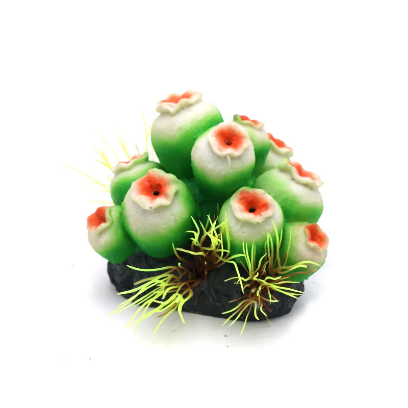 

Aquarium Decoration Fish Tank Landscaping Bubble-spitting Coral Ornaments Aquascape Landscape Home Decor Aquarium Accessories