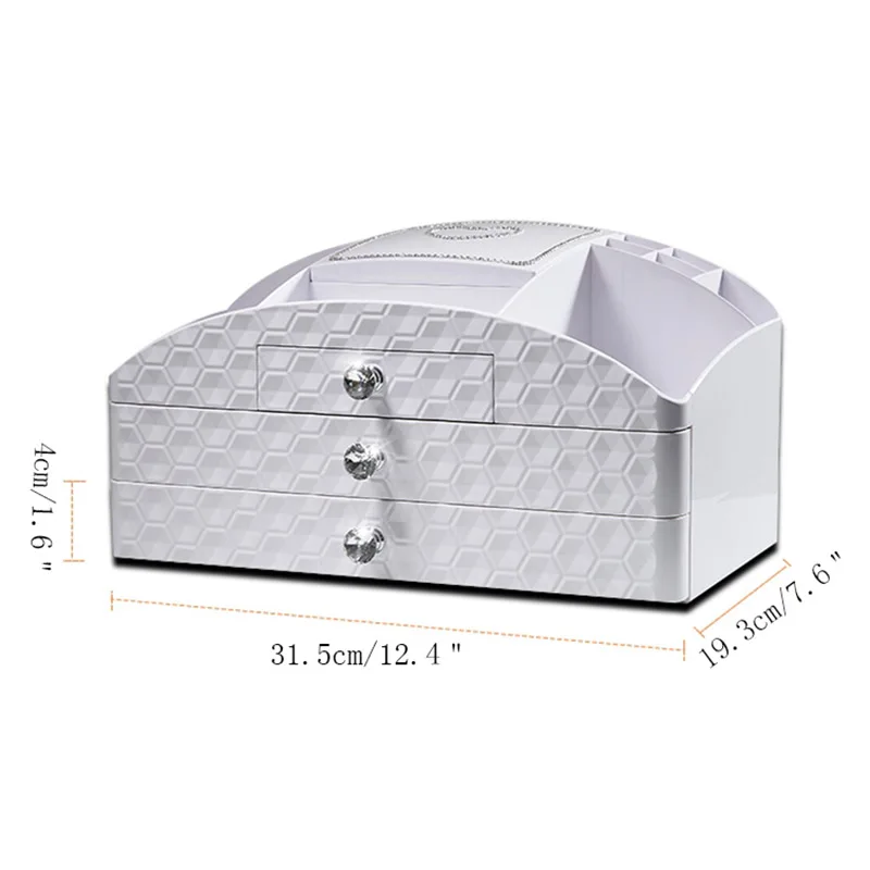 

Creative Drawer Cosmetic Storage Box Jewelry Display Multi-Function Modern Home Bathroom Vanity Debris Skin Care Storage Boxes