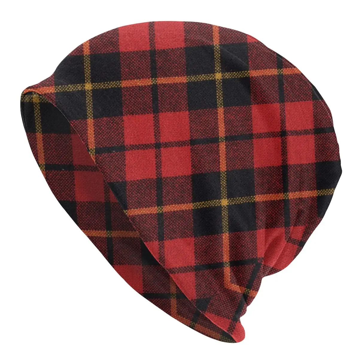 

Winter Warm Women Men Knit Hat Adult Classic Scottish Clan Tartan Plaid Skullies Beanies Caps Check Geometric Gingham Bonnet Hat