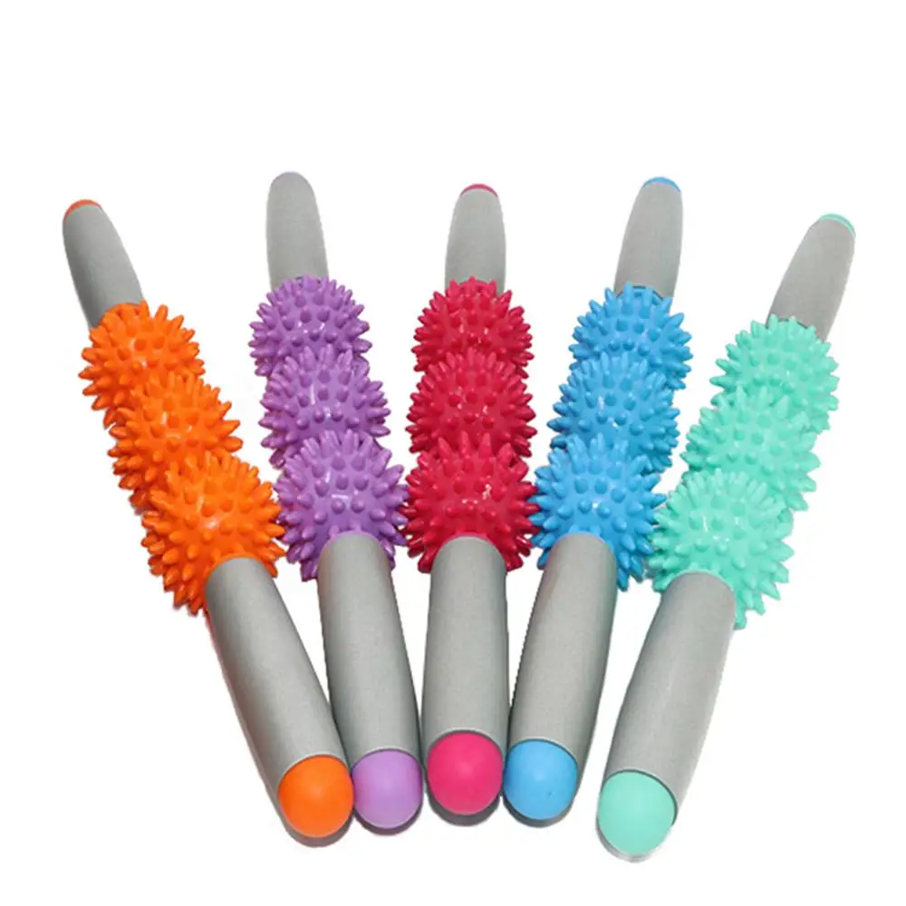 Тренажерный зал Йога расслабляющий ролик для мышц Массажная палочка 3/5 точек