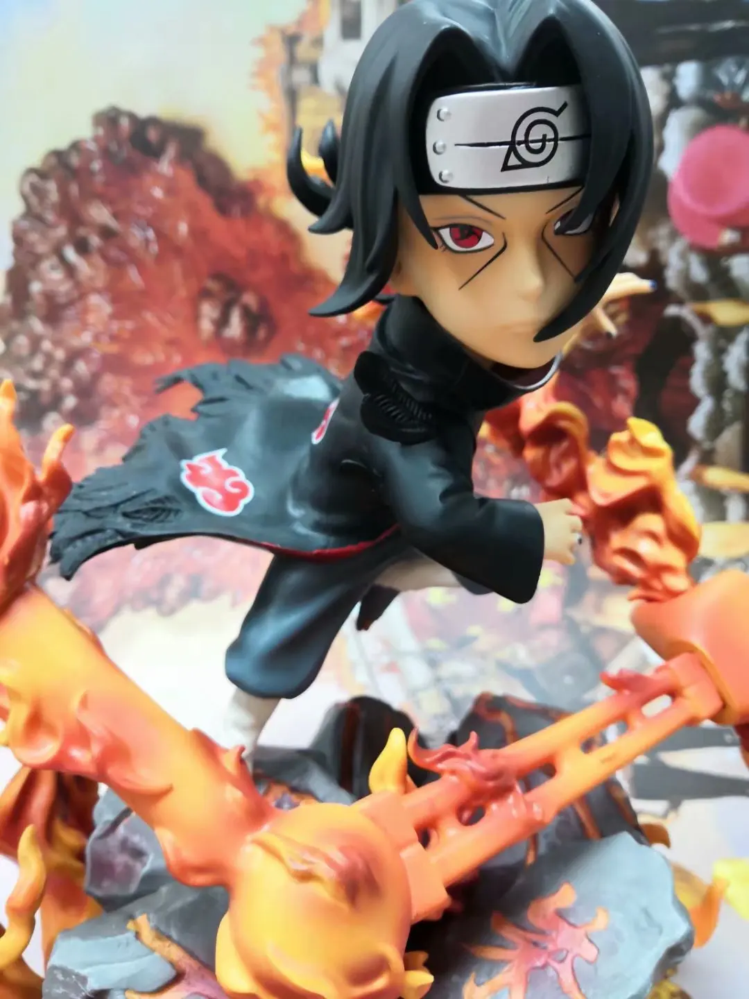 Японское аниме Naruto Shippuden Uchiha Itachi Vermilion Bird Ver. Экшн Фигурки игрушки|Игровые фигурки