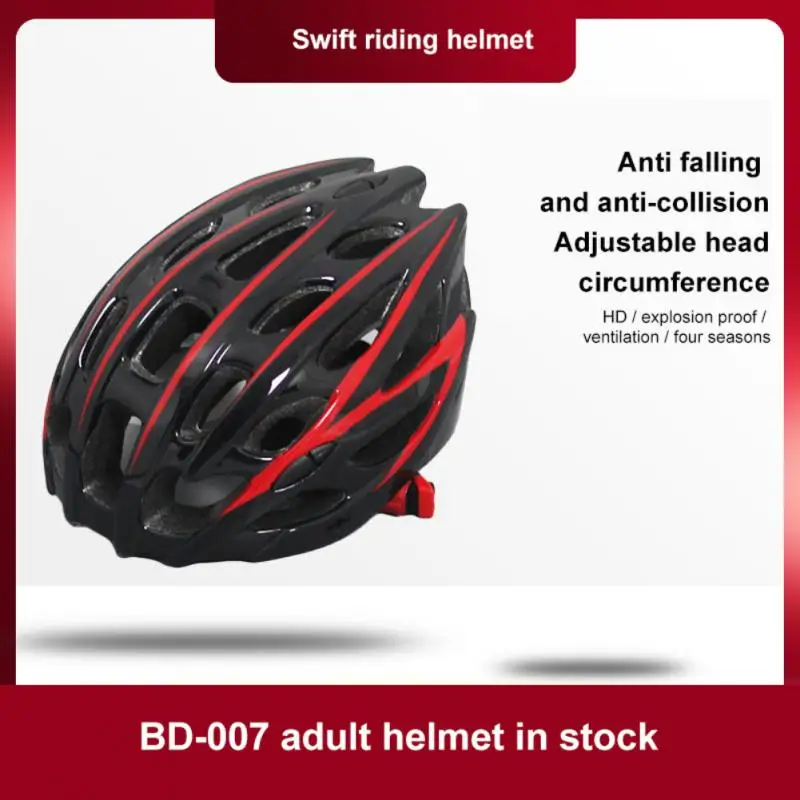 

Bicycle Helmet Men PC Integrally-molded Breathable Cycling Helmet Men Women Goggles Lens MTB Road Bike Helmets Riding Safe Hat