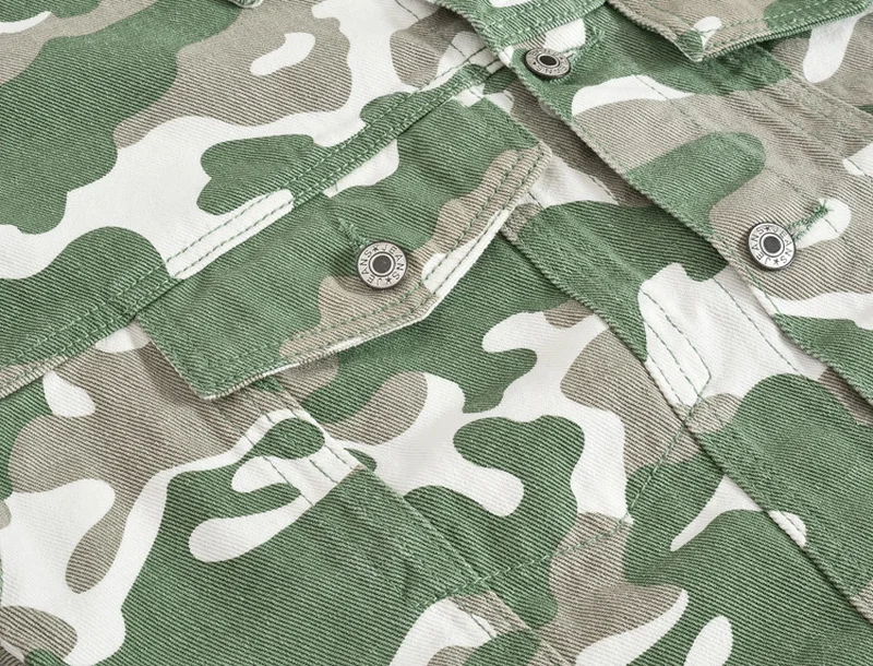 Джинсовая куртка мужская камуфляжная розовая потертая из денима дизайнерская