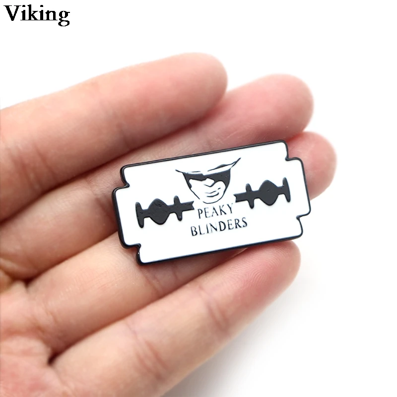 

1Pcs Peaky Blinders Badge TV Show Brooches Enamel Pins Metal Badges Backpack Hat Pins Cloth Brooches For Women Men Kid G0435