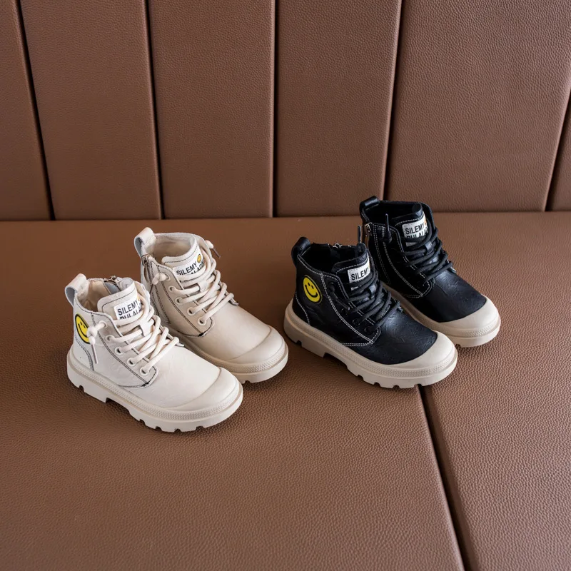 Удобные детские ботинки martin Сезон осень зима Стильная обувь для мальчиков и девочек От 7 до 16 лет Детские