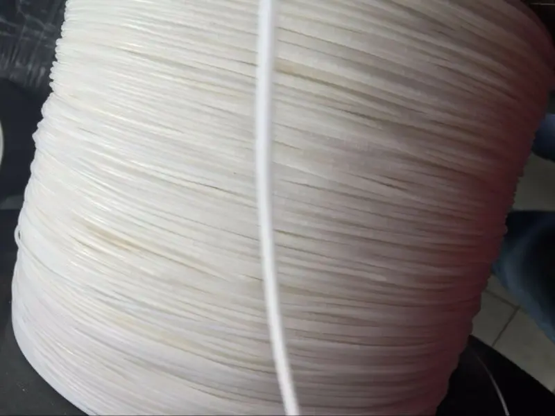 

10-100 yard square core cotton woven candle oil-free environmental protection wax core spool oil lamp wick white