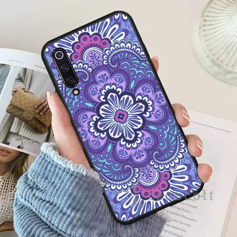 

print Mandala colorful Phone Case For Xiaomi Redmi 7 9t 9se k20 mi8 max3 lite 9 note 8 9s 10 pro