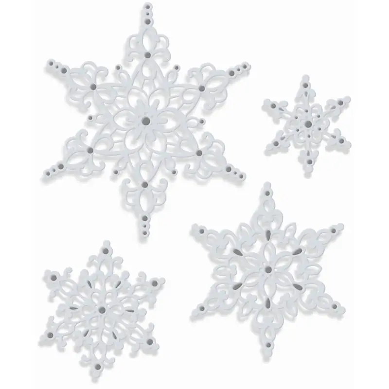 

2020 New Christmas Metal Cutting Dies For DIY Cut Paper Craft Making Snowflake Decoration Background Card Scrapbooking NO Stamps