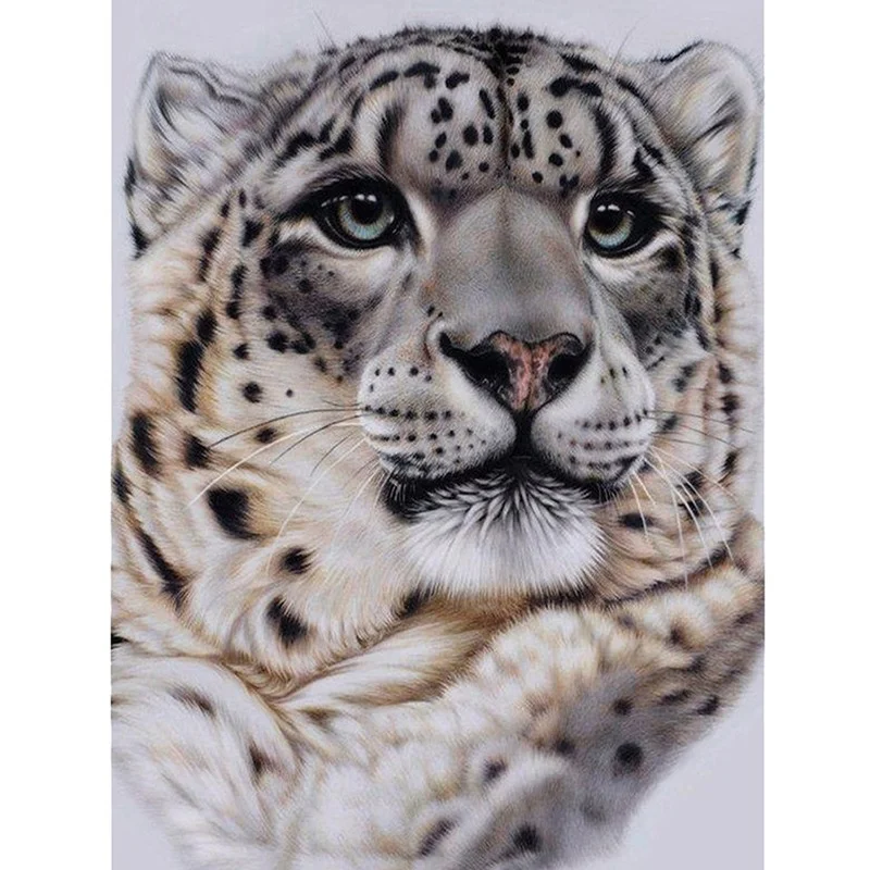 

5D DIY Full Square Round Resin Diamond Painting Leopard Cross Stitch Embroidery Diamond Mosaic Home Decor Wall Painting Gift