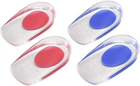 MULTICOLOR EPHER женские Контурные силиконовые гелевые вставки для пятки, чашечки для пятки, поддержка стелек, подушки для обуви, вкладыши для ухода за ногами - Цвет: MULTICOLOR