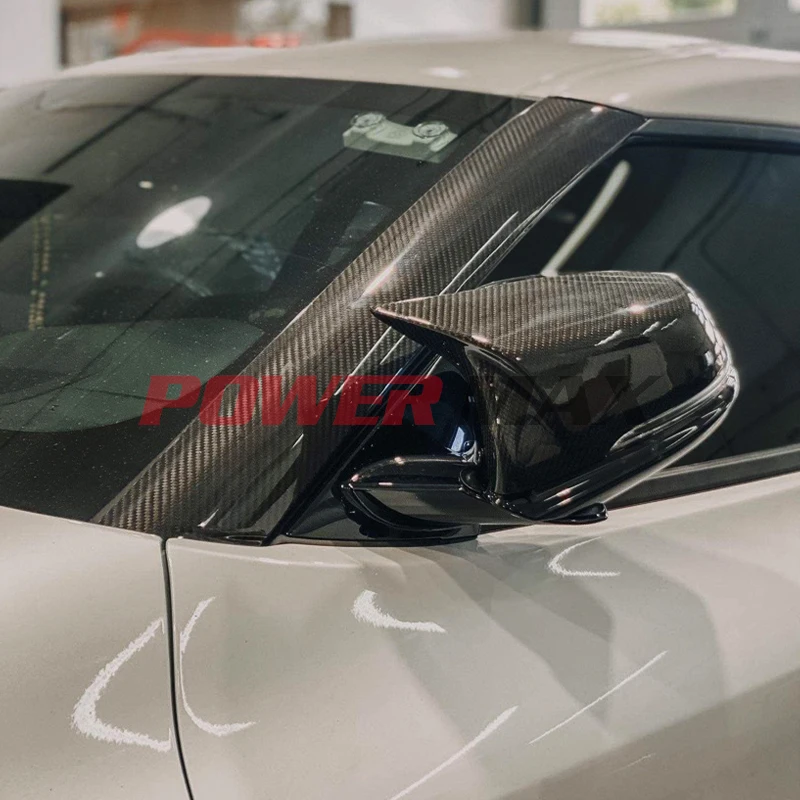 Заглушки для зеркала заднего вида из углеродного волокна Toyota GR Supra A90 A91 MKV замена