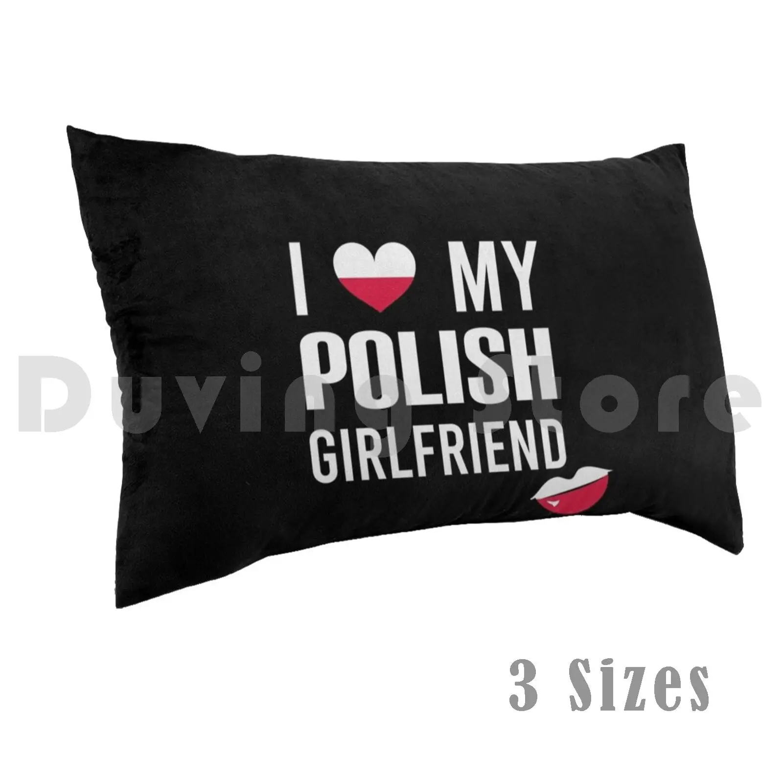

Чехол с надписью «I Love My Polish», Размеры 35x50