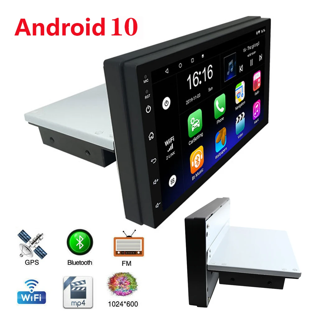 

Автомагнитола 1 din, универсальный мультимедийный плеер на Android 10, с GPS, 2,5D, с 7-дюймовым экраном, для Volkswagen, Nissan, Hyundai, Kia, Toyota