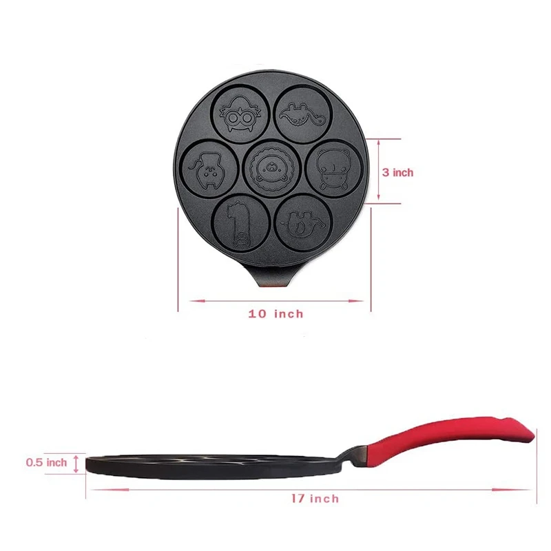 Сковорода для блинов детей Индукционная мини животных | Дом и сад