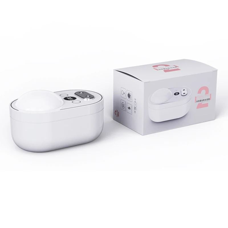

1000ML Air Humidifier Aroma Diffuser Rechargeable With Two Sprayers Projection Night Light Essential Oil Diffusers Steam Maker